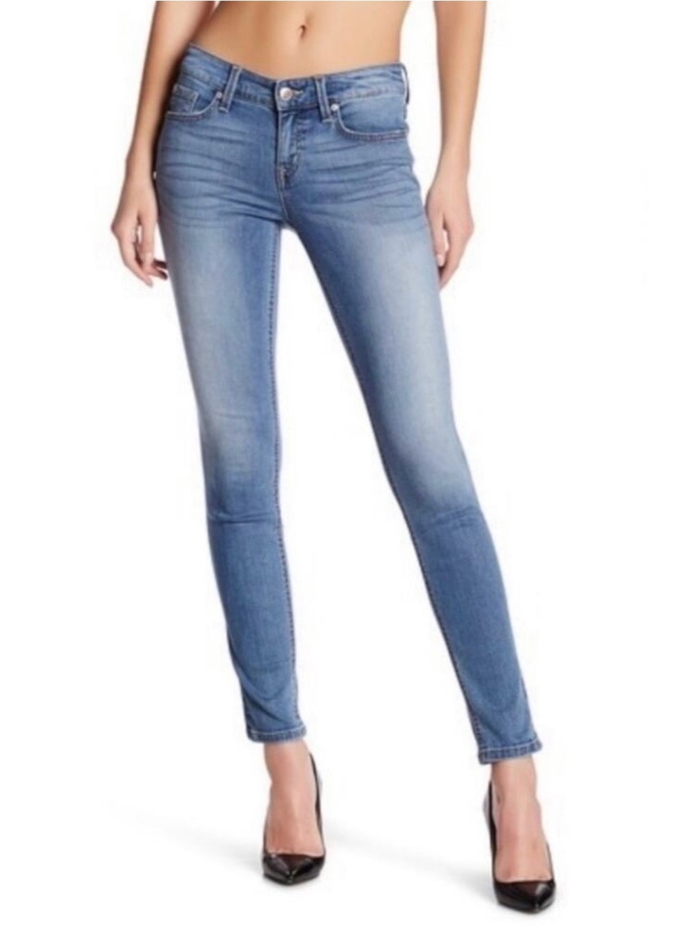 Level 99 Liza Light Wash Skinny Jeans